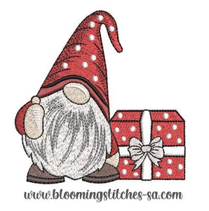 Christmas Gnome with gift