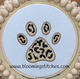 Paw Leopard Print