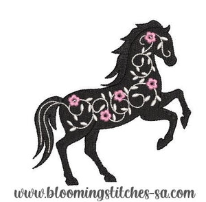 Floral Horse 4