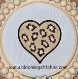 Lace Leopard Heart