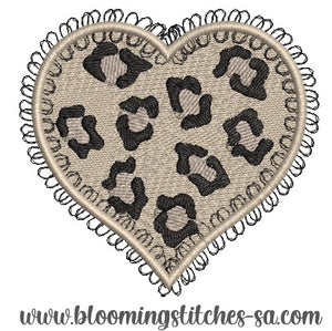 Lace Leopard Heart