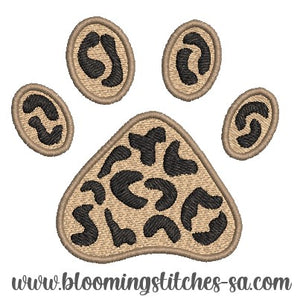 Paw Leopard Print