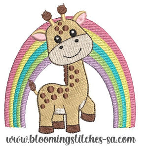 Rainbow Giraffe 2