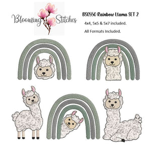 Rainbow Llama SET 2