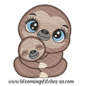 Sloth Mom and Baby