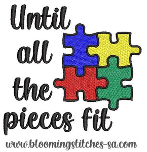 Until all the pieces fit