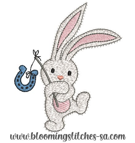 Bunny With Horseshoe