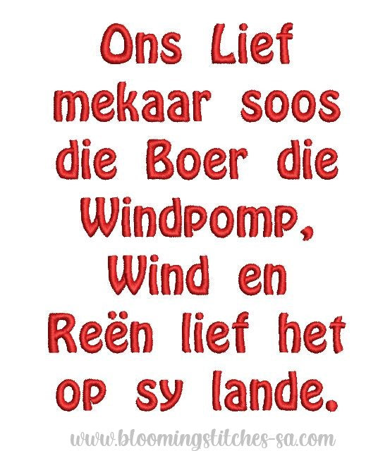 Lief soos 'n boer