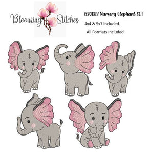 Nursery Elephants SET