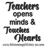 Teachers opens minds