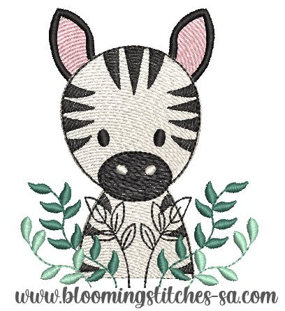 Safari Wreath Zebra