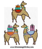 Christmas Llamas SET