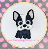 Boston Terrier Appliqué