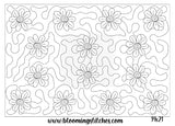 Daisy Stippling Quilt Block