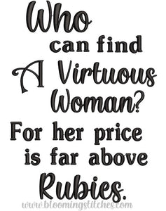 Virtuous Woman