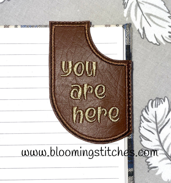 You Are Here Bookmark Corner