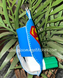 Superman Inhaler Case In the Hoop