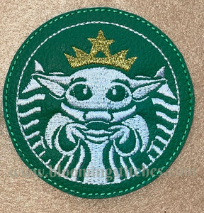 Yoda Starbucks Coaster