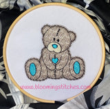 Tatty Teddy 8 Appliqué